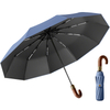  Fully-automatic Folding Umbrella - Wind Resistance Fold 70cm 10-Rib