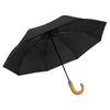 Elegant Classic Umbrella with Wooden Handle Windproof &Automatic