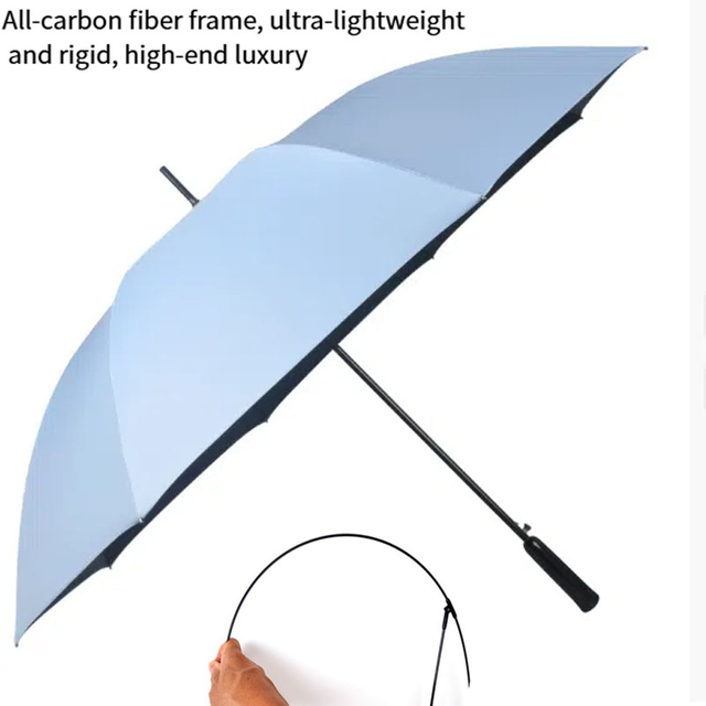 Auto Open Carbon Fiber Golf Umbrella – Lightweight, Durable & Stylish Gift for Professionals