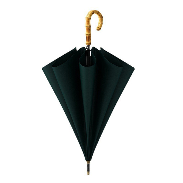 Bamboo Handle Umbrella Super Water-repellent Long Umbrella 70CM