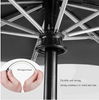 Kids' Reflective Safety Umbrella - Cartoon Compact Folding Design with UV Protection for Sun And Rain 