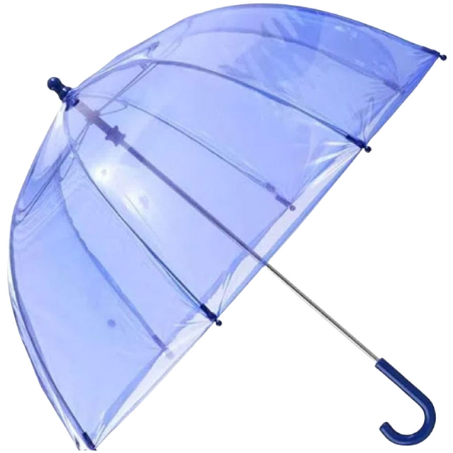 Kids Clear Bubble Umbrella with Dome Canopy, Lightweight Design, Wind and Rain Protection Umbrella
