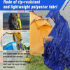  Adult Hooded Long Waterproof Plastic Raincoat Poncho for Bikers Safety Clothing for Motorcycles Riders