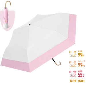 Sun Protection Folding Umbrella with Aluminium Handle 