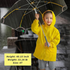 Kids Raincoat - Waterproof Lightweight Poncho Long Lasting Eco-friendly Material