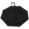 Windproof Umbrella for Rain & Sun-Classic Wooden J Stick Handle 