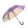 Colorful Laser Transparent Umbrella – Your UPF50+ Shield Against Rain & Sun