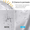 Titanium Silver PU Coated Windproof Golf Umbrella - 62