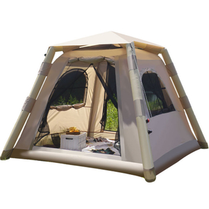 4-6Person Inflatable Tent with 2 Doors & 2 Windows – Inflatable Camping Tent Air Tent for Family